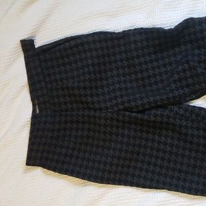 American Apparel Hounstooth Pencil Pants in Size Small